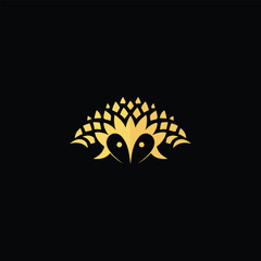 Pangolin Logo. Elegant and Protective Nature Inspired Animal Symbol Design