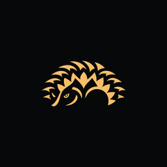 Pangolin Logo. Elegant and Protective Nature Inspired Animal Symbol Design
