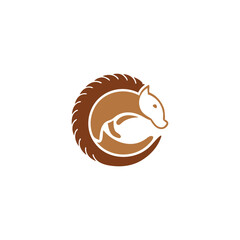 Pangolin Logo. Sleek and Minimalist Animal Design Symbolizing Protection and Sustainability