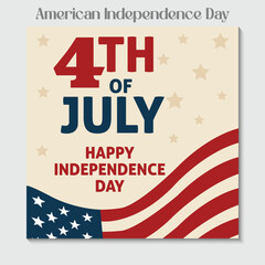 Happy Independence Day Celebration Card