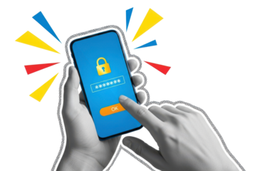 Unlocking security mobile phone password authentication access data protection cybersecurity safety