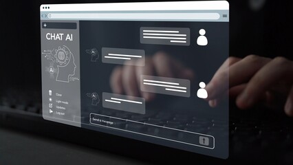 AI Virtual Assistant Artificial Intelligence Chatbot Controlled by Prompt Engineering for...