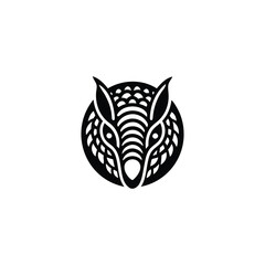 Pangolin Logo. Symbol of Protection and Nature Preservation in a Modern Minimalist Style.