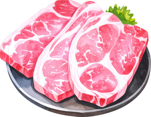 돼지고기 일러스트