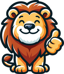 Vector clipart illustration of a Lion