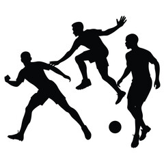 Dynamic Soccer Silhouettes Action, Skill, and the Thrilling Game