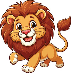 Fototapeta premium Vector clipart illustration of a Lion