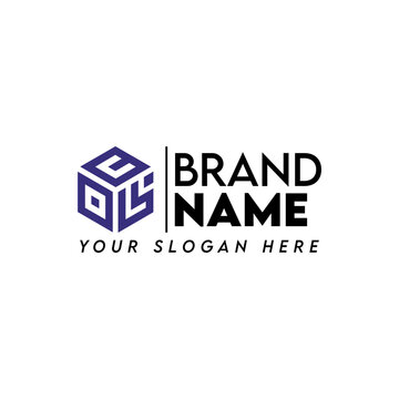 OLC COL CLO Block multipurpose logo design vector art illustration