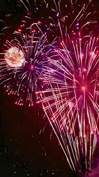 4K Fireworks Reel | Perfect for TikTok, Instagram & Social Shorts Celebration

