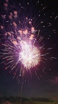Magical 4K Fireworks Display | Breathtaking Night Sky & Peaceful Celebration
