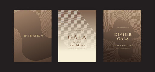 Elegant Dinner Gala Invitation Templates June 14, 2025