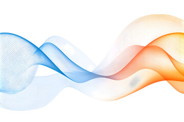 Vibrant wavy lines on a black background creating dynamic colorful artwork