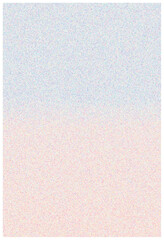 A pastel gradient background transitioning from light blue to soft pink, overlaid with a fine, colorful grainy texture that adds a subtle retro or film-like aesthetic.