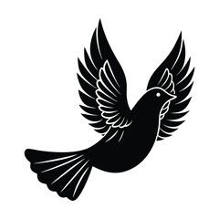 Fototapeta premium vector illustration of a dove