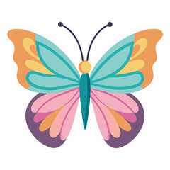 Simple Butterfly Vector Illustration