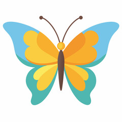 Simple Butterfly Vector Illustration
