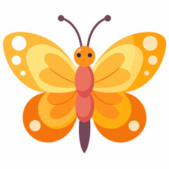 Simple Butterfly Vector Illustration
