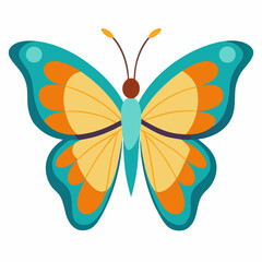 Simple Butterfly Vector Illustration