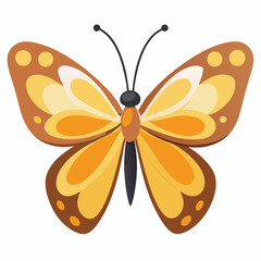 Simple Butterfly Vector Illustration