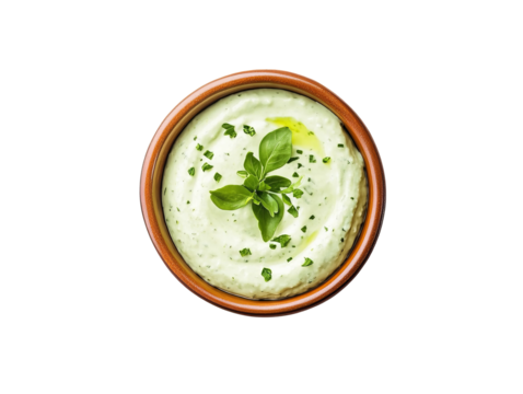 ariel view of mayo sauce 