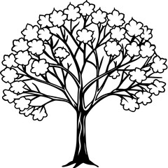 Fototapeta premium Cherry Blossom Tree Art