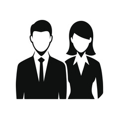 business people silhouette