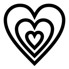 heart with black and white