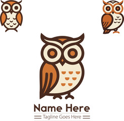Adorable Cartoon Owl Illustration