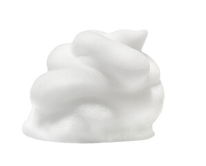 Obraz na płótnie Canvas A Fluffy mousse for face wash.