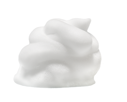 A Fluffy mousse for face wash.