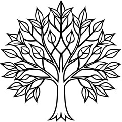 Minimalist Tree Branch Symmetry