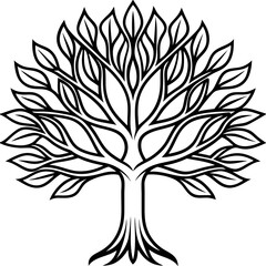 Minimalist Tree Branch Symmetry