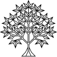 Minimalist Tree Branch Symmetry