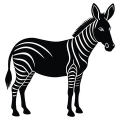 zonkey vector sihouette