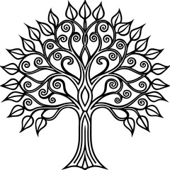 Minimalist Tree Branch Symmetry