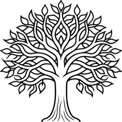 Minimalist Tree Branch Symmetry