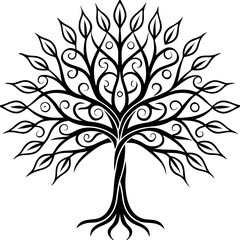 Minimalist Tree Branch Symmetry