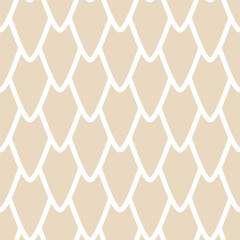 Vector seamless overlapping pattern, fish scale print. Beautiful asian style design for textile, wallpaper, wrapping paper.