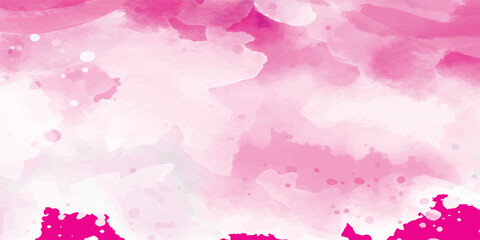 Obraz premium Abstract Watercolor Texture in Light Pink Shades with Organic Spread and Soft Brush Feel. Blush Pink Gradient Watercolor Design with Smooth Transitions and Subtle Artistic Brush Marks