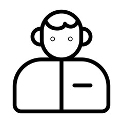 therapist line icon