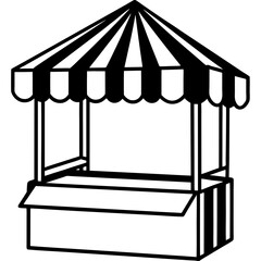 circus tent vector