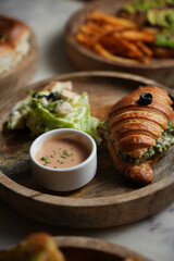 grilled chicken breast with vegetables