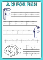 A-Z Tracing Workbook For Kids