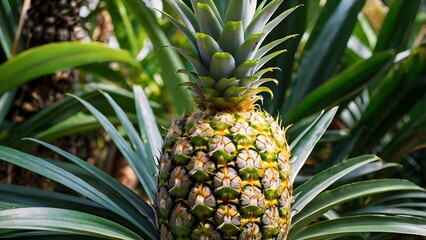 pineapple in the garden
