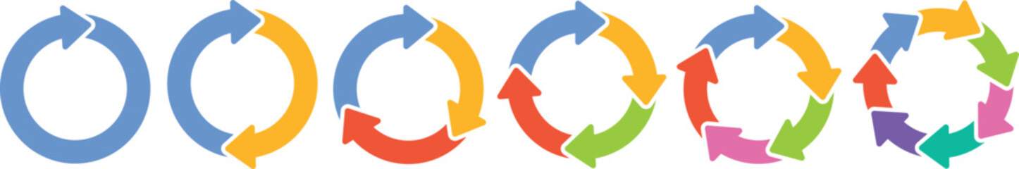recyclable icon set. Set of arrow recycle. Mega set of recycle icon. Green recycling and rotation arrow icon