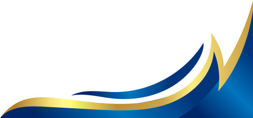 thai blue wave corner vector design for traditional Thai border ornament, cultural frame or vintage decoration