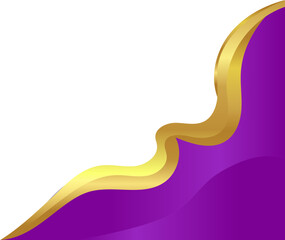 purple thai scroll accent vector design for traditional Thai border ornament, cultural frame or vintage decoration