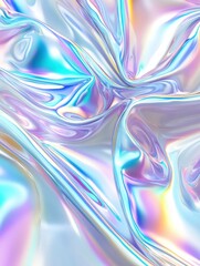 Futuristische Perlmutt-Fliesen Irisierendes Design Moderne Luxus-Kacheln Schillernde 3D-Textur Holographischer Effekt