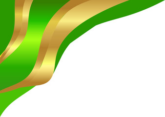 emerald green thai flow vector design for traditional Thai border ornament, cultural frame or vintage decoration