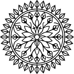 Sacred Tree of Life Mandala Vector